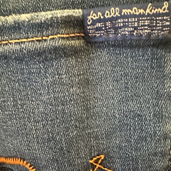 7 For All Mankind Josefina Skinny Boyfriend Jeans. Size 24 - Picture 9 of 10